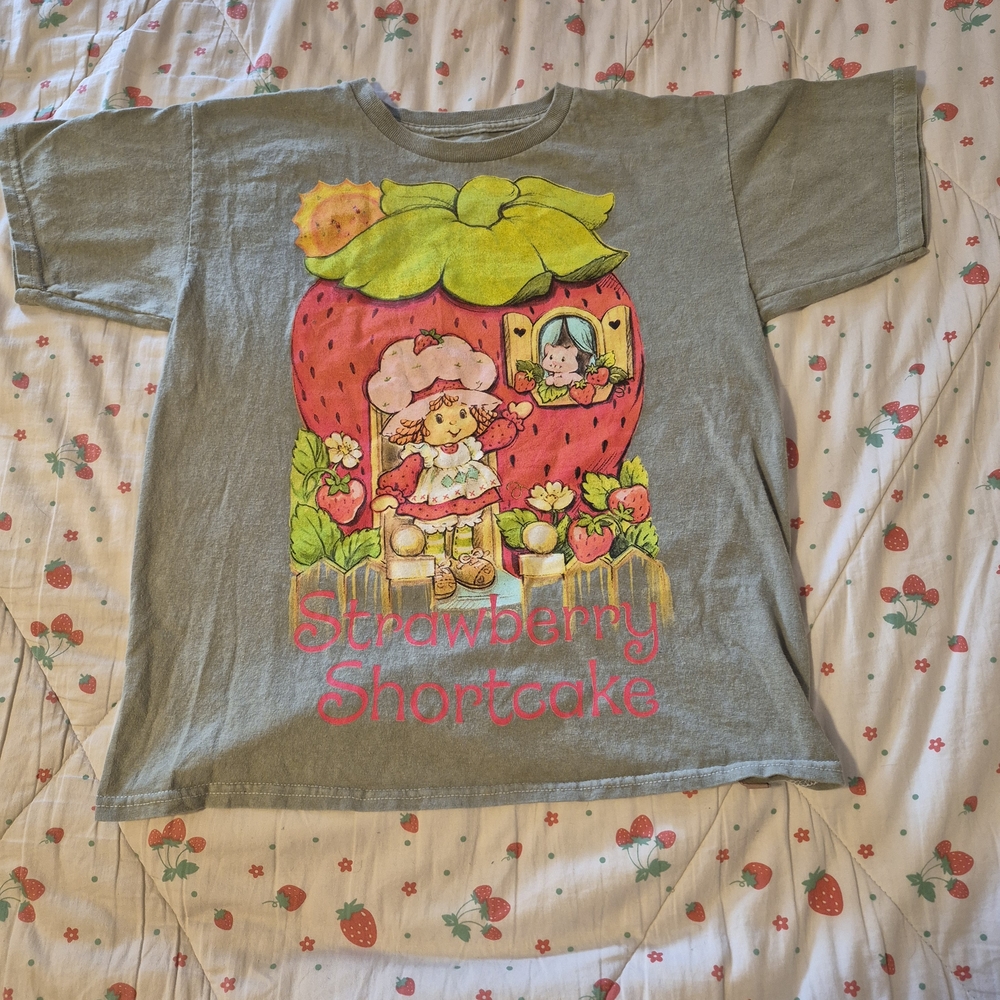 Strawberry Shortcake Women's Tee - Gray
